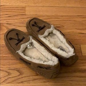 Camel UGG slippers